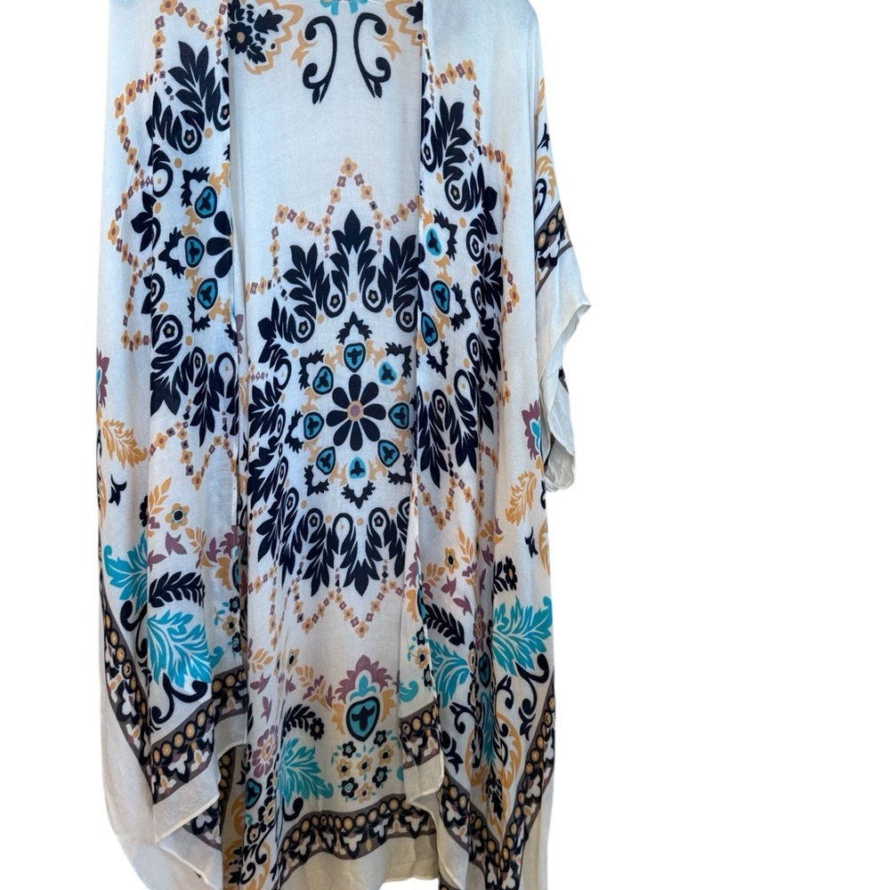 Floral Kimono Cardigan - Picture 2 of 5